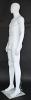 6 ft 2 in Male Abstract Mannequin, matte white SFM40E-WT