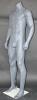 5 ft 11 in Male Headless Mannequin Matte Grey finish, Athletic Body STM052-GR