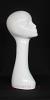 Glossy white Female mannequin Head MH51GW